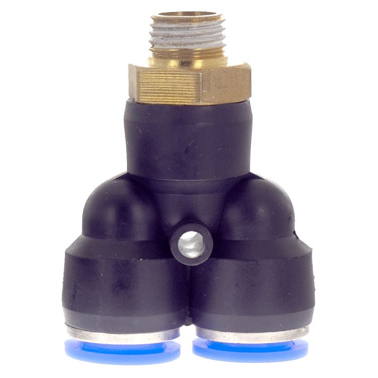 Штуцер цанговый (Y-образный) Ø12*12*12мм МТ 1/4&amp;quot; Sigma (7027891) - 2