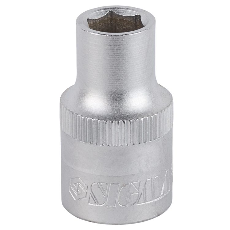 Насадка шестигранная короткая 1/2&amp;quot; 10мм CrV mid Sigma (6071101) - 2