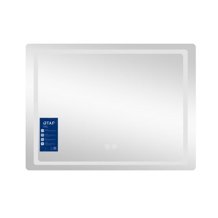 Дзеркало Qtap Mideya (DC-F908) 800х600 з LED-підсвічуванням Touch, з димером, рег. яскравості QT2078F908W - 3
