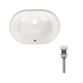 Комплект Qtap Stork: Раковина врізна овальна 560x395x195 мм White + Донний клапан PU02O - 1