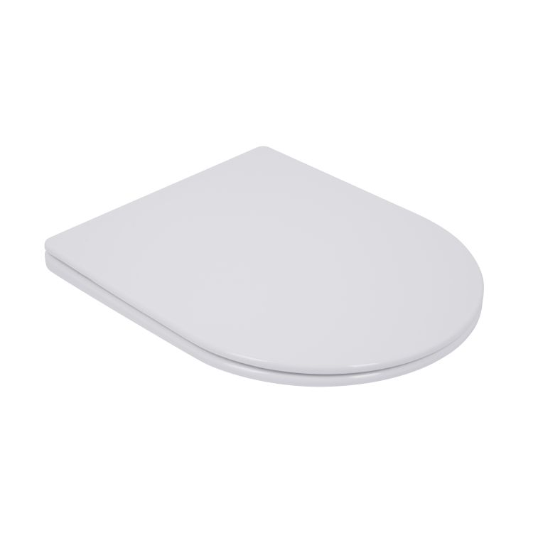 Унітаз підлоговий Qtap Jay Ultra Quiet з сидінням Soft-close 640x360x835 мм QT07222175TW White - 8