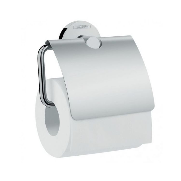 Logis Держатель туалетной бумаги, с крышкой, хром - 1