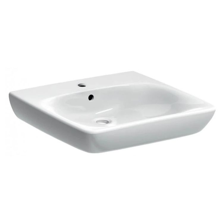 Умывальник SELNOVA COMFORT 55 см, ж/д, ж/п, для лиц с ограниченными возможностями 501.461.00.7 Geber - 2