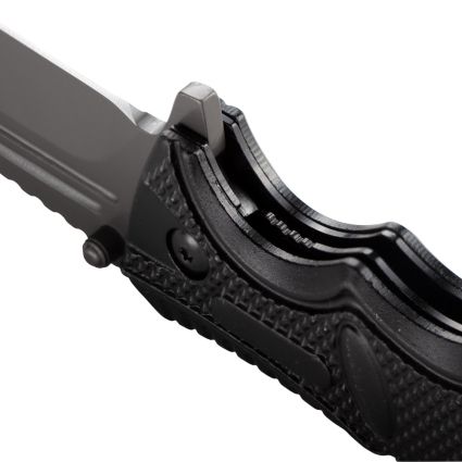 Нож раскладной 124мм (рукоятка алюминиевый сплав) Sigma (4375851) - 3