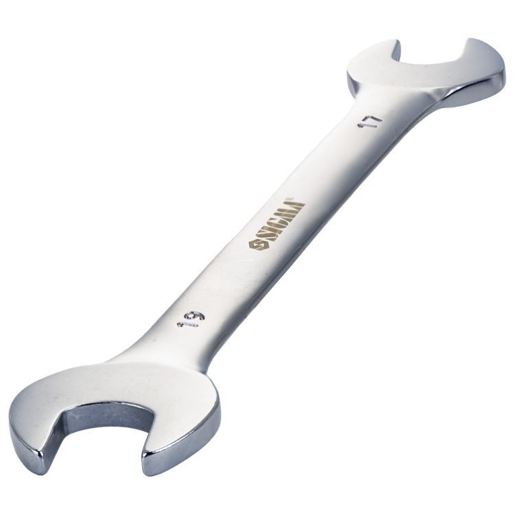 Ключ рожковый 17*19мм CrV satine Sigma (6025781) - 6