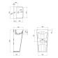 Раковина напольная моноблок Qtap Tern 440х380х830mm White QT1711G302WN - 2