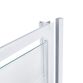 Душевая дверь в нишу Qtap Pisces WHI2013-14.CP5 130-140x185 см, стекло Pattern 5 мм - 3