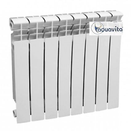 Секция литого радиатора алюминиевого AQUAVITA 500/80 A2, 16 бар - 2