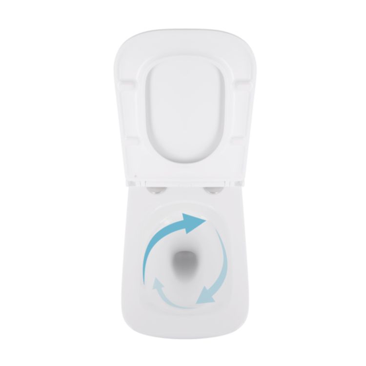Унітаз підвіснийTern із сидінням Soft-close QT1733052EUQW, Q-tap - 6
