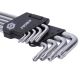 Ключі TORX 9шт T10-Т50мм CrV (довгі з отвором) Sigma (4022231) - 4