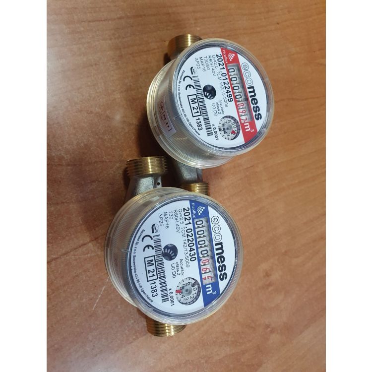 Лічильник хол.води 1/2&amp;quot;//(з монт к-том!) //Клас В L110мм 1.6м3/год /5 ECOMESS Picoflux - 3