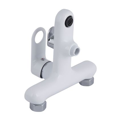 Змішувач для ванни Jay (з душовим гарнітуром) QTJAY259CRW45553 Chrome/White Qtap - 3