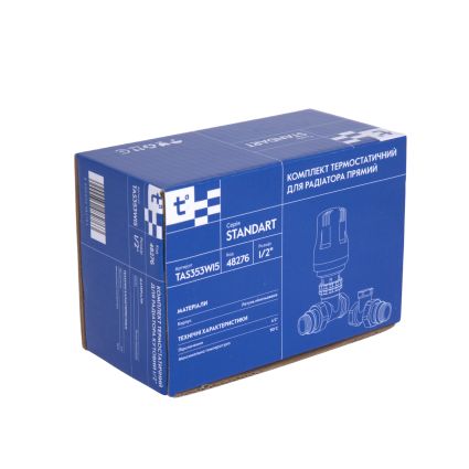 Термостатичний набір Thermo Alliance Standart прямий 1/2&amp;quot; TAS352W15 - 4