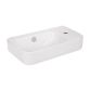 Комплект Qtap Tern: Раковина подвесная прямоугольная правая 450х260х155 мм White + Донный клапан PU02O - 4