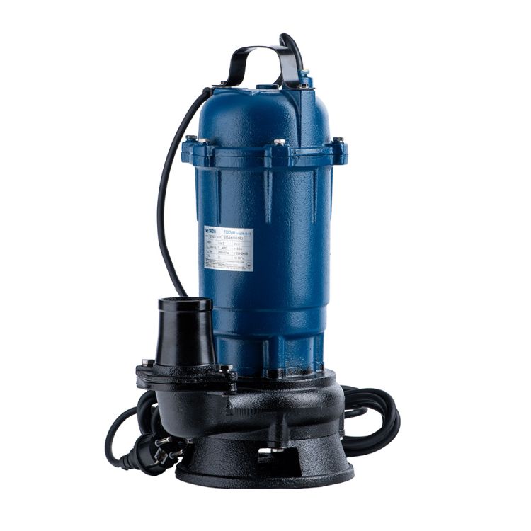 Насос канализационный 1.1кВт Hmax 10м Qmax 200л/мин без поплавка WETRON (773360) - 8