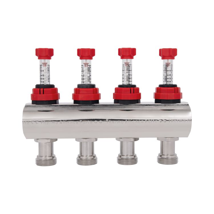 Колектор з витратомірами SD Forte 1&amp;quot; на 4 виходи - 4