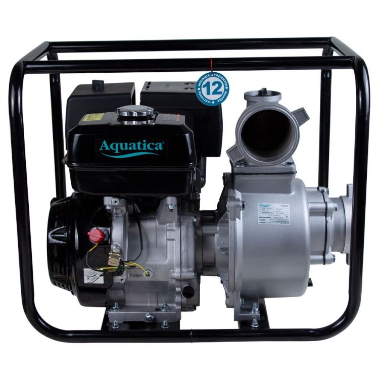 Мотопомпа 13 л.с. Hmax 23 м Qmax 120 м³/ч (4-х тактный) AQUATICA (772533) - 2
