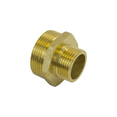 Ніпель LEXLINE 1 1/2x1 латунь - 1