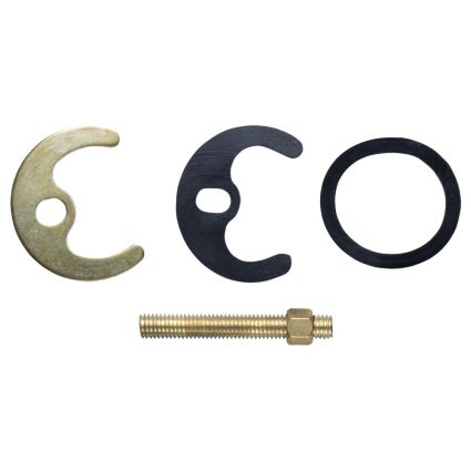 Змішувач TN Ø35 для кухні гусак прямий 150мм на шпильці TAU (TN-2B142C) - 4