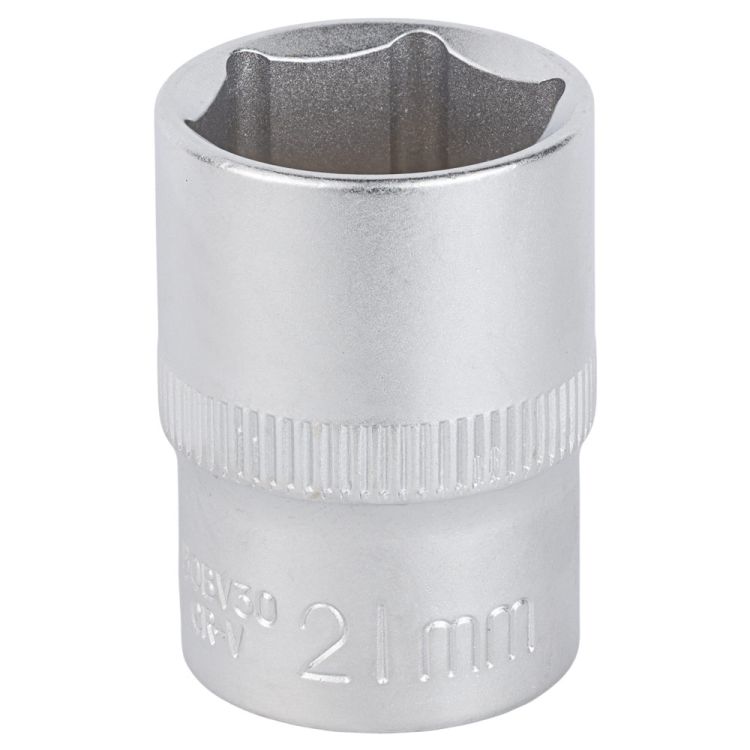 Насадка шестигранная короткая 1/2&amp;quot; 21мм CrV mid Sigma (6071211) - 1