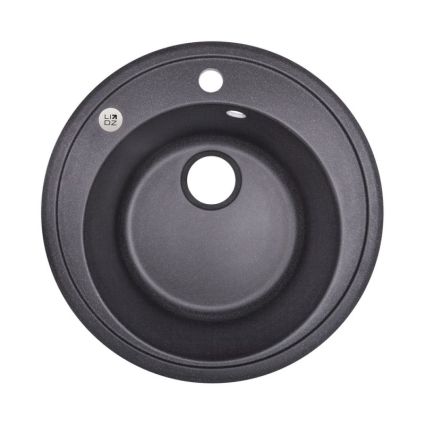 Кухонна мийка Lidz D510/200 BLA-03 (LIDZBLA03D510200) - 1