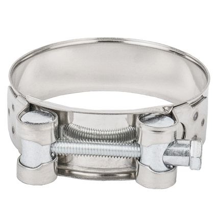 Хомут силовой нержавеющий 22мм Ø64-67мм SIGMA (2508201) - 2
