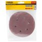 Шлифовальный круг 6 отверстий Ø150мм P180 (10шт) Sigma (9122291) - 5