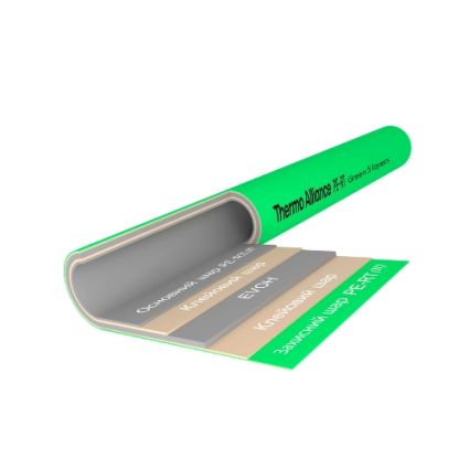 Акційний набір Thermo Alliance: 2 бухти Труба PE-RT EVOH GREEN, 5 шарів, 16×2,0 мм (600 м) + Устаткування для розмотування труби - 2
