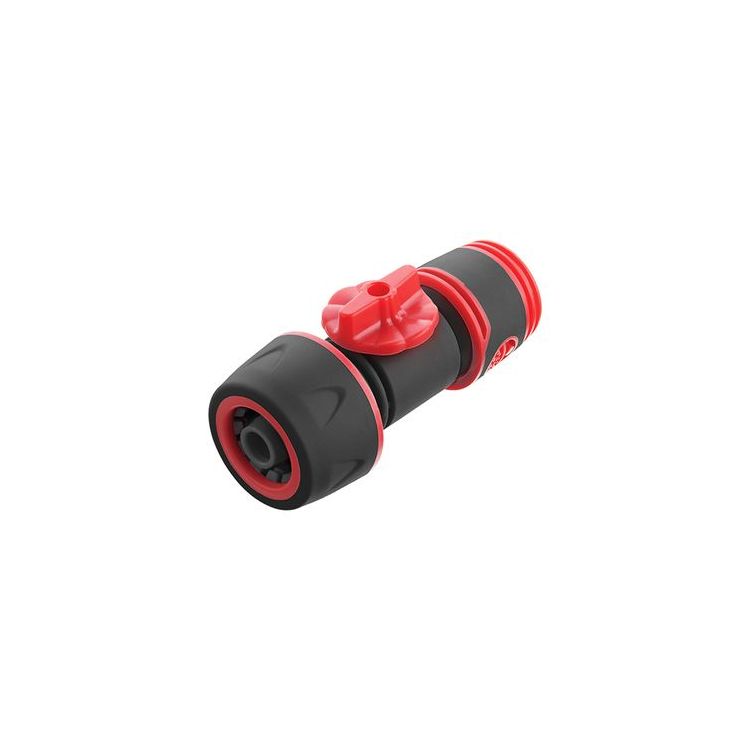 Коннектор д/шланга 3/4х1/2&amp;quot; с аквастопом Intertool GE-2002 - 1