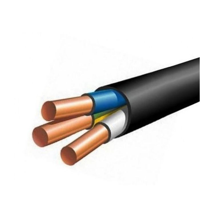 Провод ВВГ 3*1,5 П нг-Ls (бухта 100 м) черный круглый Каблекс - 1