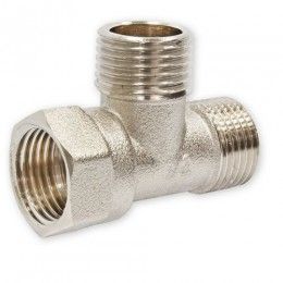 Тройник 1/2&amp;quot;внн (15) никель SANTAN - 1