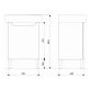 REKORD меблевий комплект 60 см (89545 + К91962) білий глянець, універсальний монтаж дверей - 2