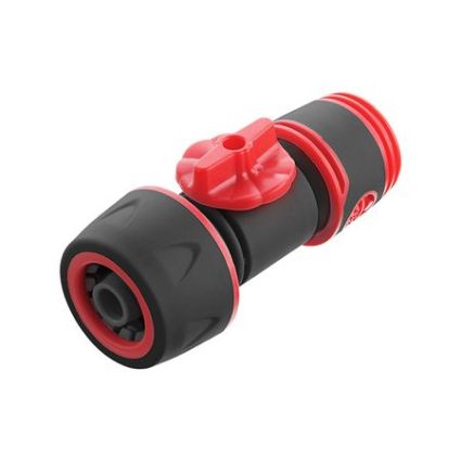 Коннектор д/шланга 3/4х1/2&amp;quot; с аквастопом Intertool GE-2002 - 1
