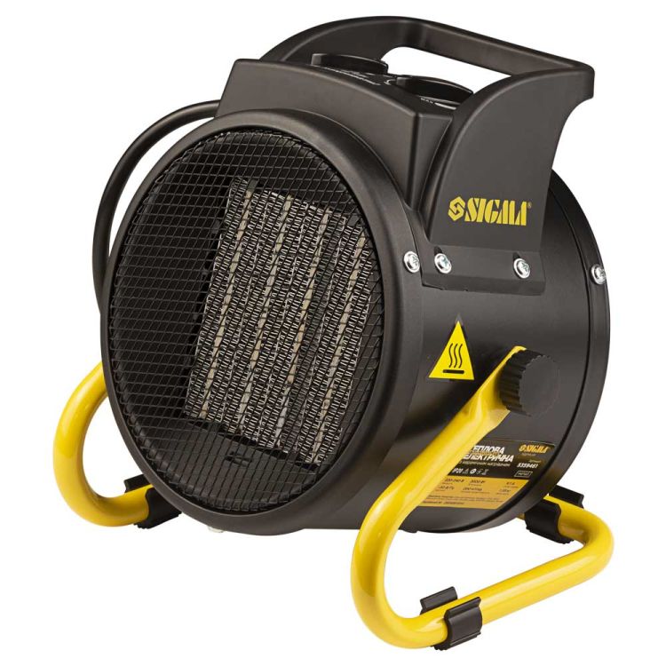 Електрична теплова гармата з керамічним нагрівачем 2.0 кВт (метал) - 1