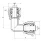 Коліно металопл 16*16 SF173W1616 SD Forte - 2