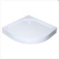 Поддон акриловый полукруглый мелкий KO&amp;amp;PO white 7122 T 90*90 - 1