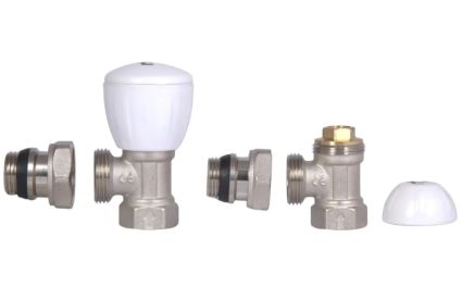 Комплект кранов д/советов. угловых 1/2&amp;quot; Standart TAS232W15 Thermo Alliance - 4