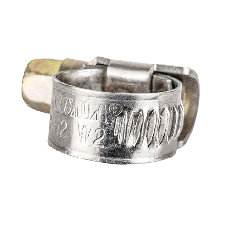 Хомут червячный нержавеющий 9мм D8-12мм 25шт Sigma (2510001) - 2