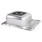 Кухонна мийка Brinex 5848 0,8 мм Micro Decor (BRIN5848MDEC08) - 4
