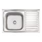 Кухонна мийка Brinex 5080-L 0,8 мм Satin (BRIN5080LSAT06) - 1