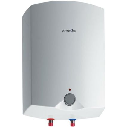 Водонагрівач електричний 10 л 2кВт, GT 10 O-GT, 298350 мокрий тен, монтаж над мийкою, Gorenje - 1