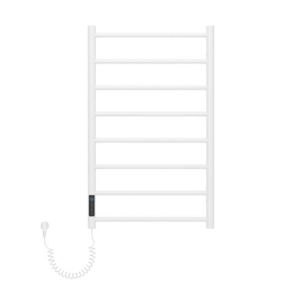 Rondo електричний полотенцесушитель L, 120W, 500 * 800мм, сталь 304, 8 перемичок коло, таймер, термостат 70 ° з, blanco - 3