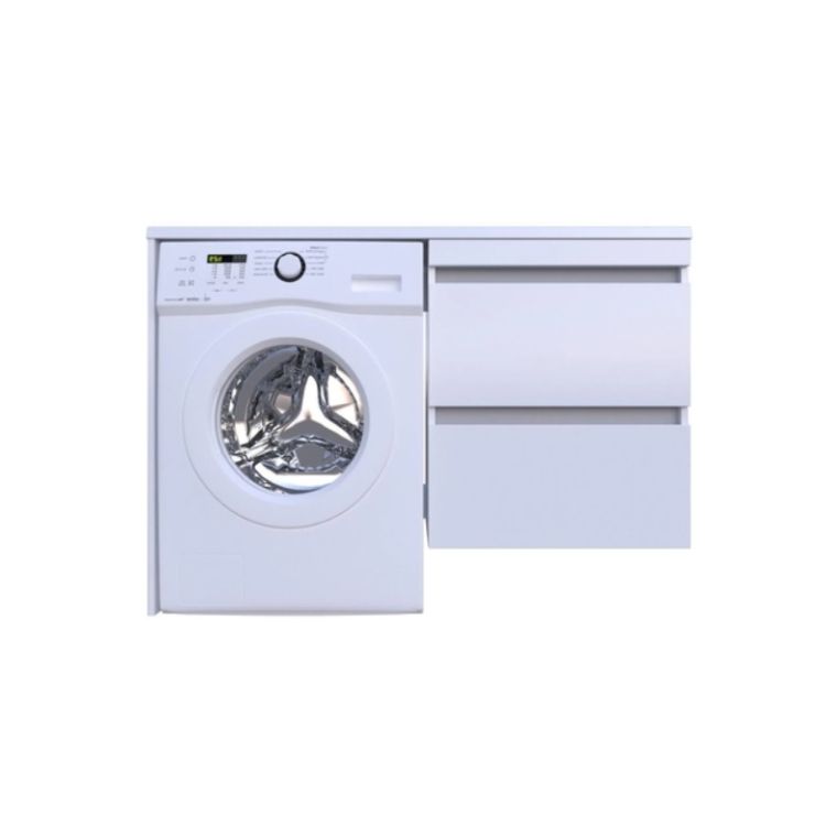 Тумба 1250x460x890 Jamaica R+ ум. Amelia R 1245 (поличка зліва) Fancy Marble - 3