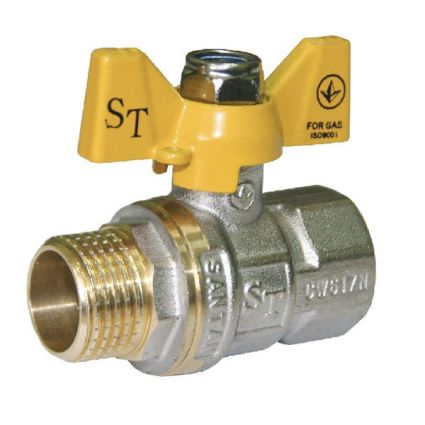 Кран шар.1/2&amp;quot; нв жм SANTAN Professional - 1