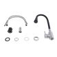 Змішувач для кухні Lidz Aria 015F31 з гнучким виливом (k35) LDARI015F31BNK31872 Black / Nickel - 4