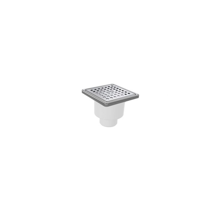 Трап 10х10 нижний Nova 5067N решетка-нерж.d=50 - 1
