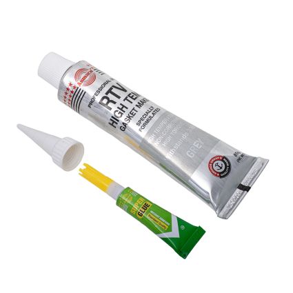 Герметик Силіконовий RTV формувач прокладок високотемпературний + 300 ° з Сірий 85г ОАЕ ASMACO (6371241) - 2