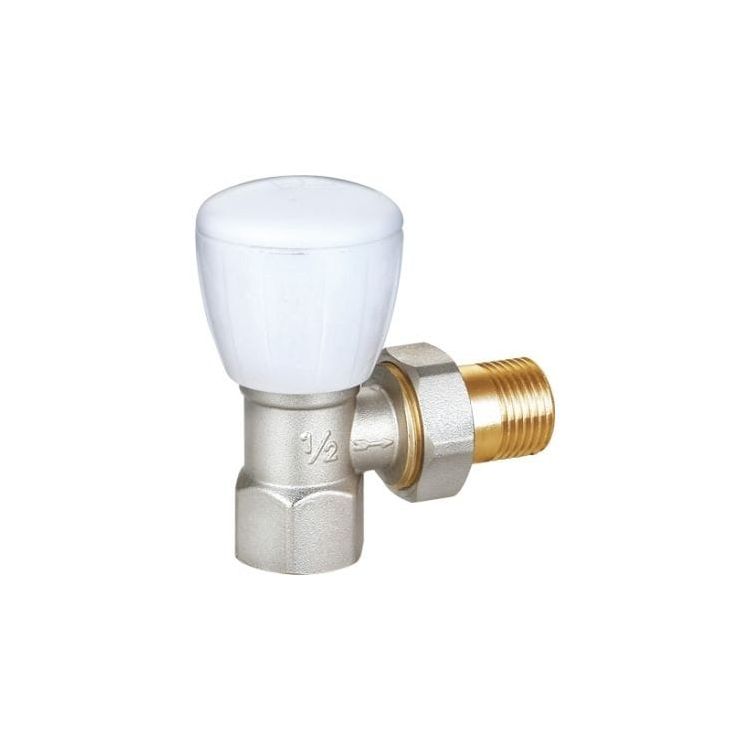 HLV Кран угл. ВЕРХ 1/2 полотенцесуш. хром арт107007 - 1