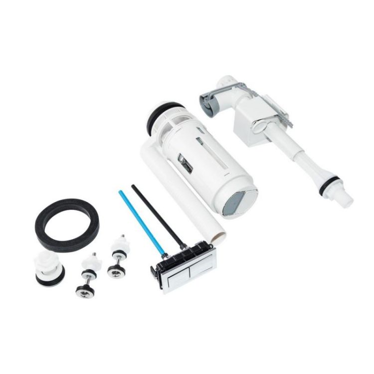 Унітаз-компакт Stork WHI 2178P безобідковий, Q-tap - 6