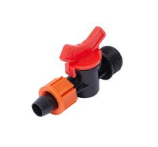 Кран для крапельної стрічки Ø16мм н/р 3/4" FLORA (5079644)